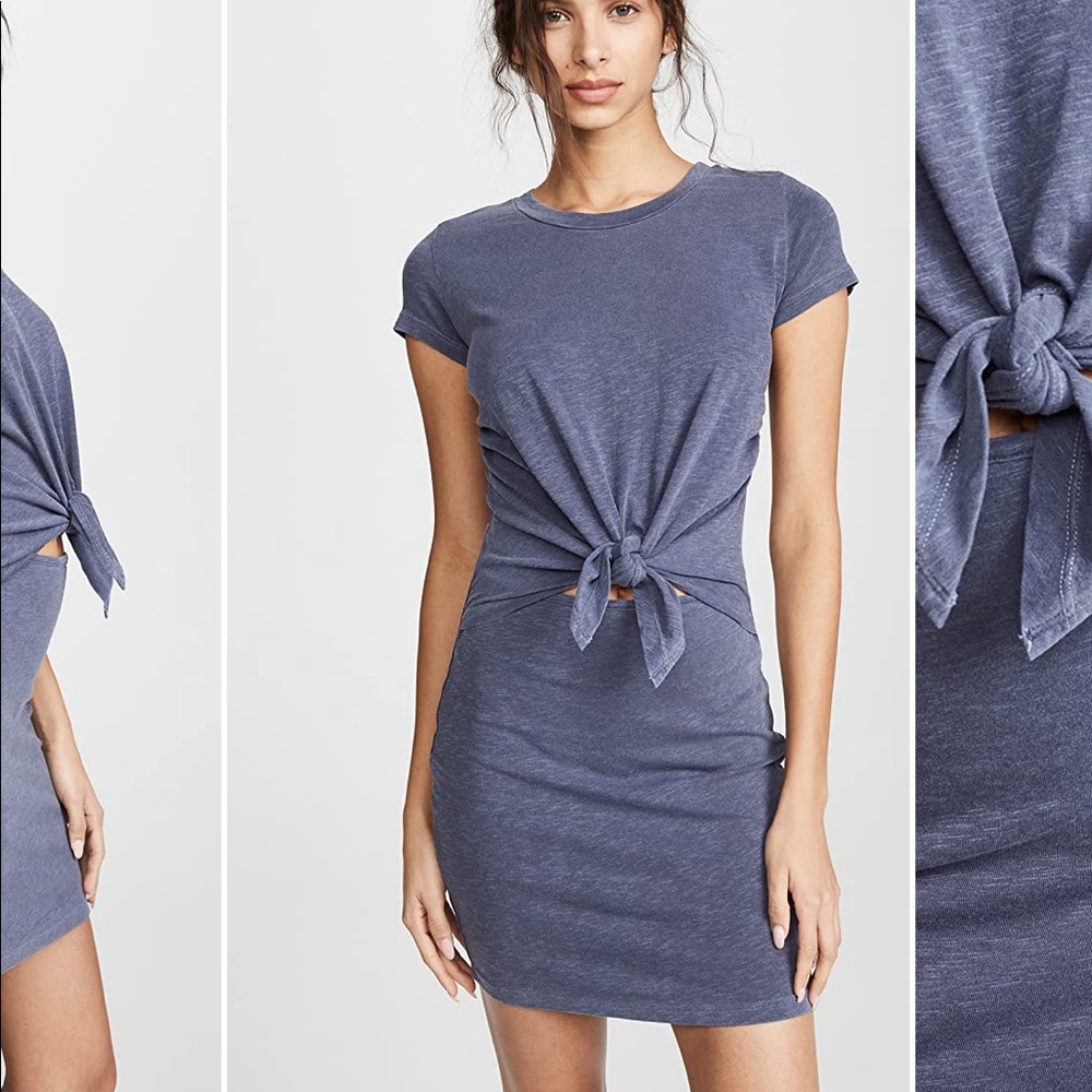 Sundry Tie Front Dress